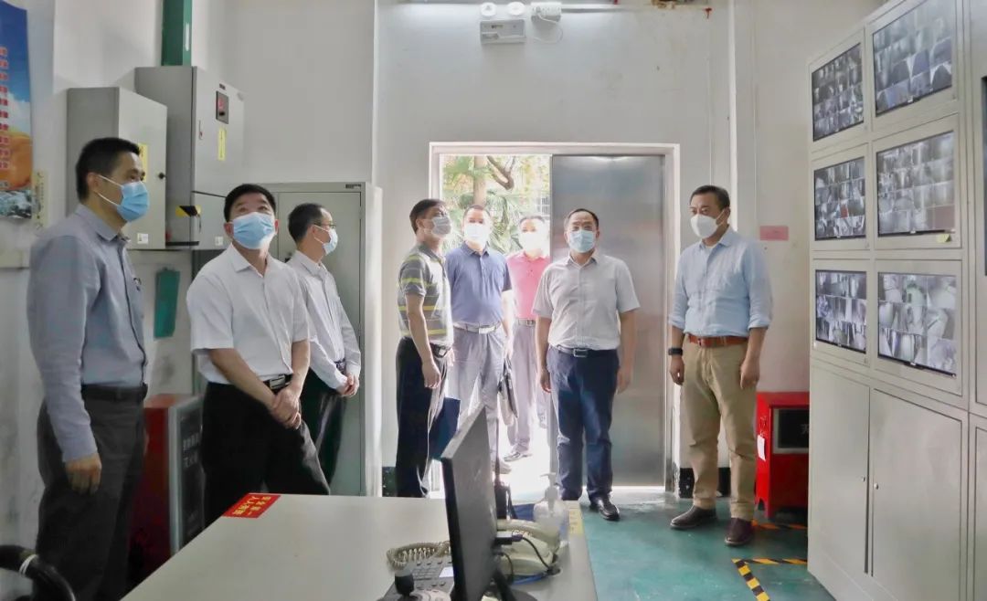 省国资委党委委员、二级巡视员张绳道带队到必发88网站集团督导疫情防控、安全生产和一季度生产经营情况